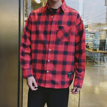 Load image into Gallery viewer, MEN PLAID SHIRT