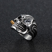 Load image into Gallery viewer, skull ring for men