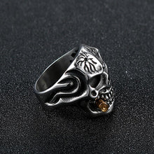 Load image into Gallery viewer, skull ring for men